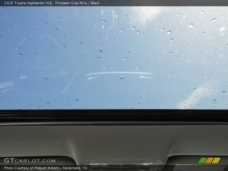 Predawn Gray Mica / Black 2015 Toyota Highlander XLE