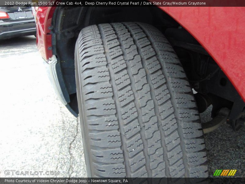 Deep Cherry Red Crystal Pearl / Dark Slate Gray/Medium Graystone 2012 Dodge Ram 1500 SLT Crew Cab 4x4