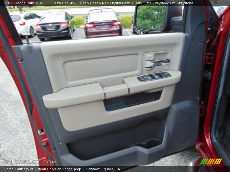 Deep Cherry Red Crystal Pearl / Dark Slate Gray/Medium Graystone 2012 Dodge Ram 1500 SLT Crew Cab 4x4