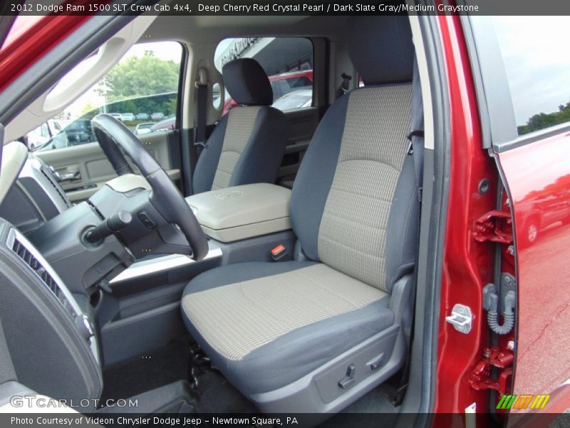 Deep Cherry Red Crystal Pearl / Dark Slate Gray/Medium Graystone 2012 Dodge Ram 1500 SLT Crew Cab 4x4