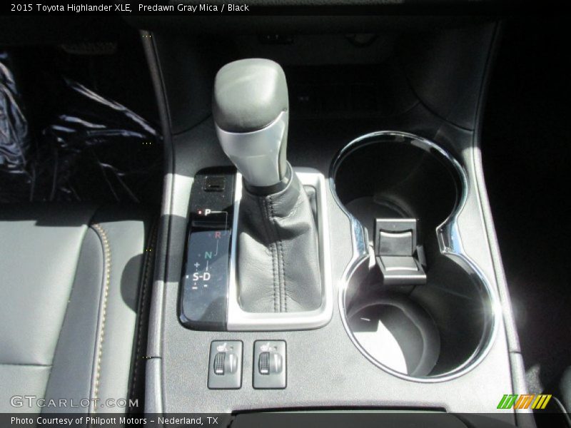 Predawn Gray Mica / Black 2015 Toyota Highlander XLE