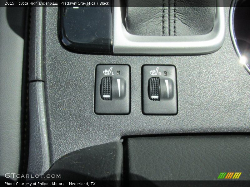 Predawn Gray Mica / Black 2015 Toyota Highlander XLE