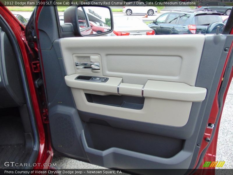 Deep Cherry Red Crystal Pearl / Dark Slate Gray/Medium Graystone 2012 Dodge Ram 1500 SLT Crew Cab 4x4