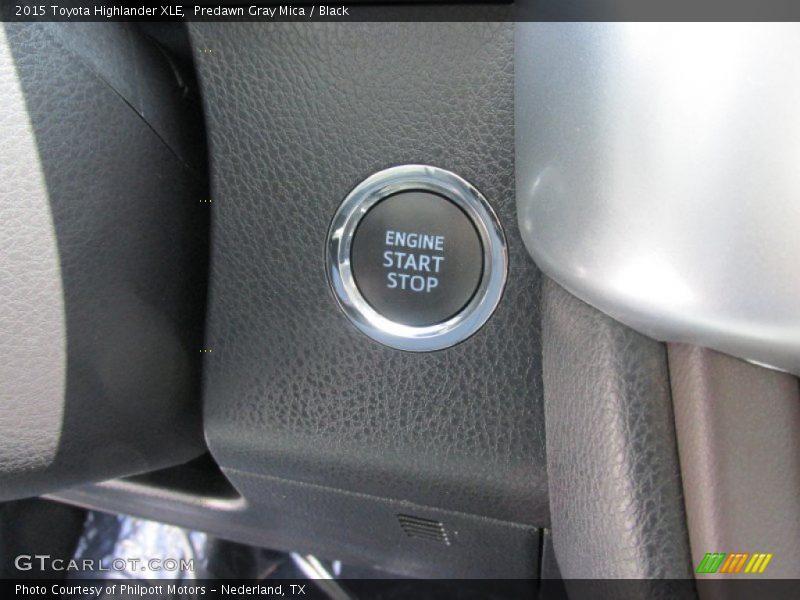 Predawn Gray Mica / Black 2015 Toyota Highlander XLE