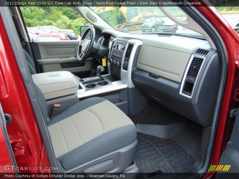 Deep Cherry Red Crystal Pearl / Dark Slate Gray/Medium Graystone 2012 Dodge Ram 1500 SLT Crew Cab 4x4