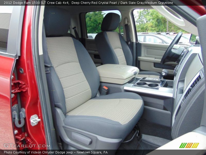 Deep Cherry Red Crystal Pearl / Dark Slate Gray/Medium Graystone 2012 Dodge Ram 1500 SLT Crew Cab 4x4