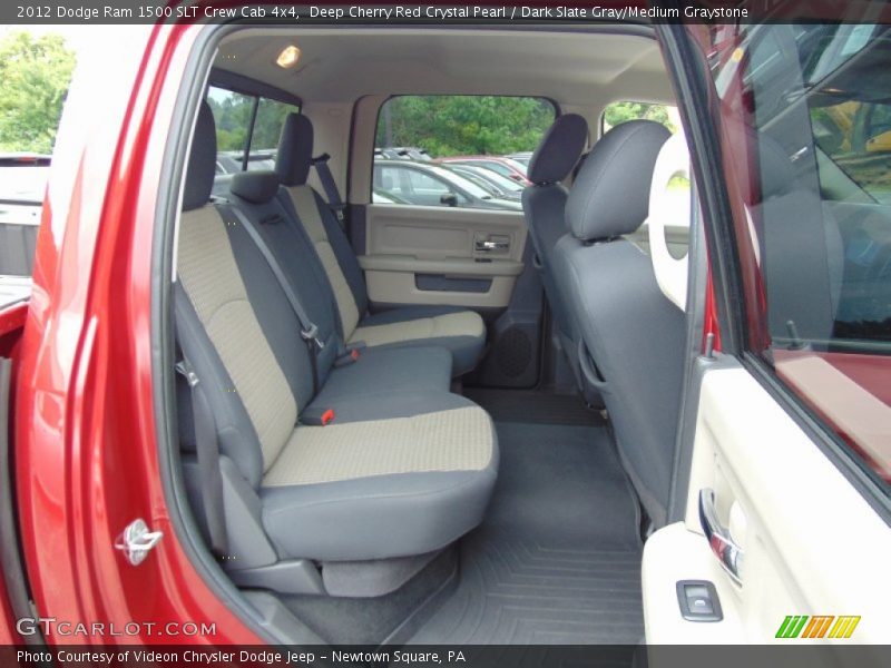 Deep Cherry Red Crystal Pearl / Dark Slate Gray/Medium Graystone 2012 Dodge Ram 1500 SLT Crew Cab 4x4