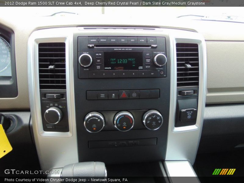 Deep Cherry Red Crystal Pearl / Dark Slate Gray/Medium Graystone 2012 Dodge Ram 1500 SLT Crew Cab 4x4
