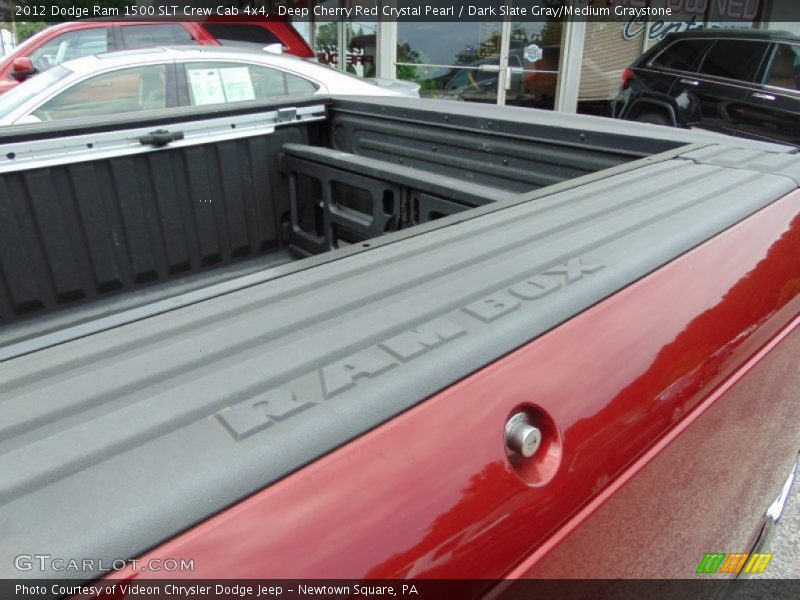 Deep Cherry Red Crystal Pearl / Dark Slate Gray/Medium Graystone 2012 Dodge Ram 1500 SLT Crew Cab 4x4