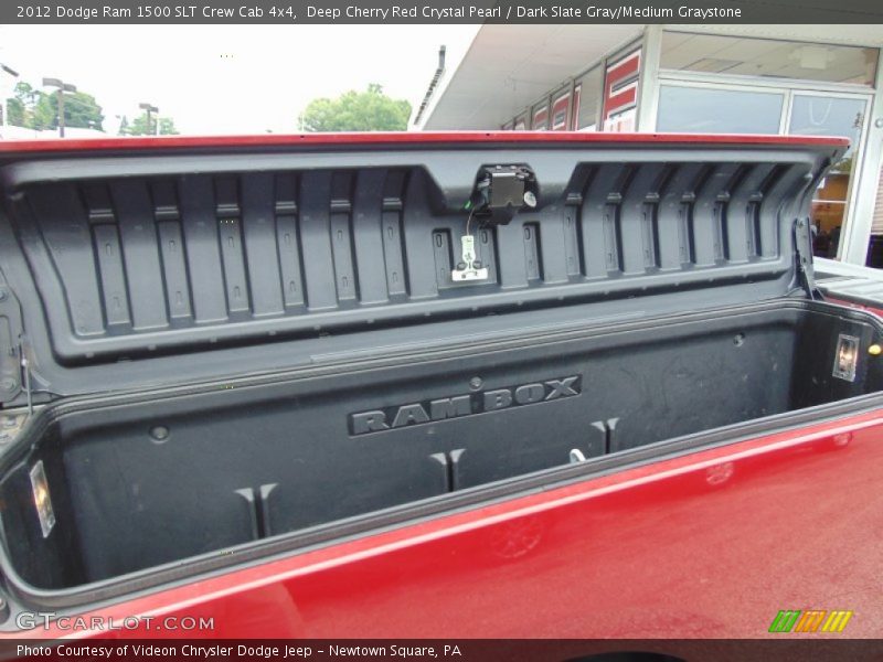Deep Cherry Red Crystal Pearl / Dark Slate Gray/Medium Graystone 2012 Dodge Ram 1500 SLT Crew Cab 4x4