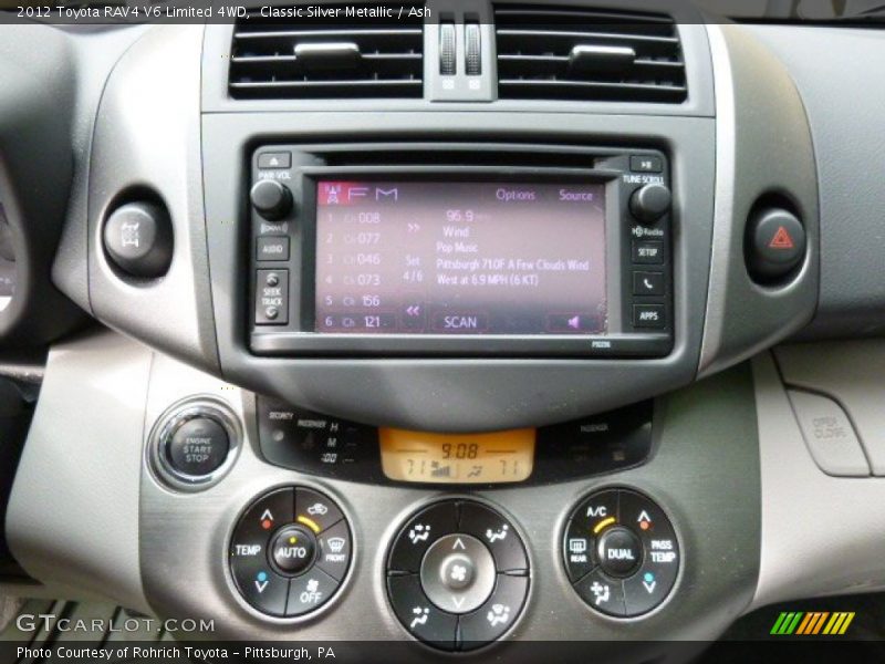Classic Silver Metallic / Ash 2012 Toyota RAV4 V6 Limited 4WD