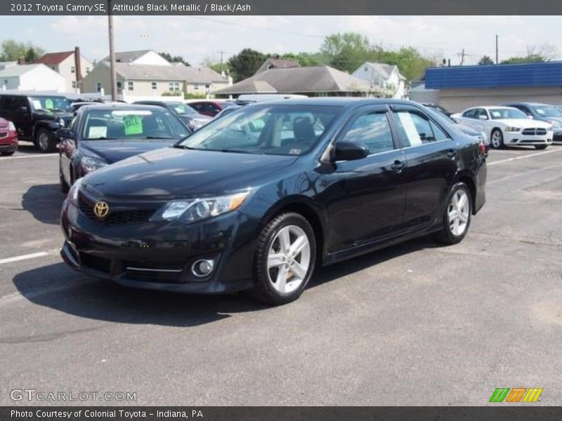 Attitude Black Metallic / Black/Ash 2012 Toyota Camry SE