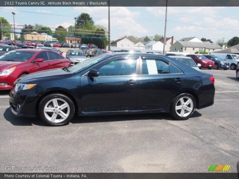 Attitude Black Metallic / Black/Ash 2012 Toyota Camry SE