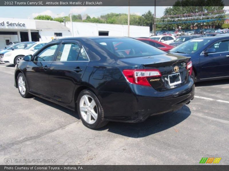 Attitude Black Metallic / Black/Ash 2012 Toyota Camry SE