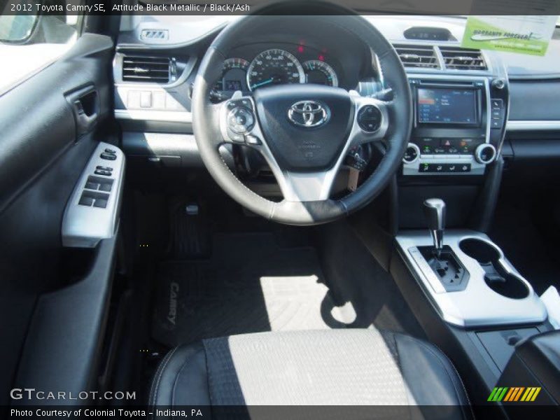 Attitude Black Metallic / Black/Ash 2012 Toyota Camry SE