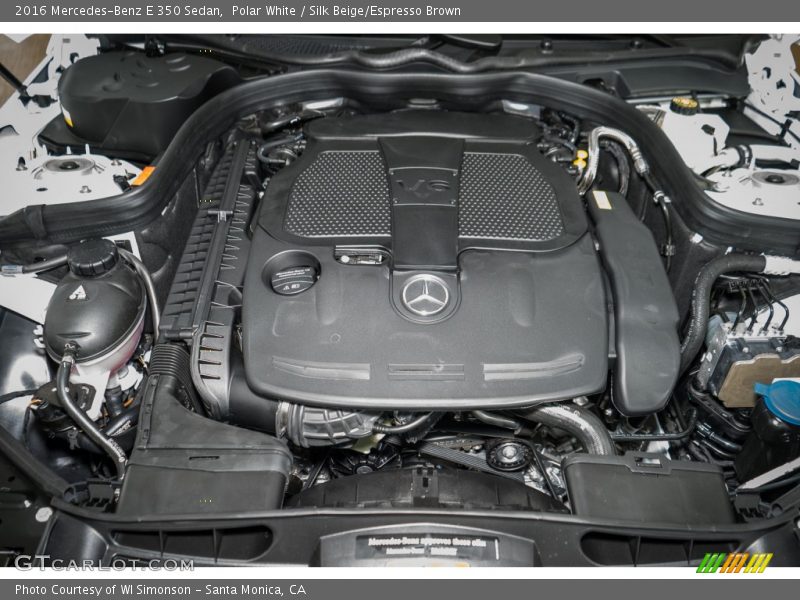Polar White / Silk Beige/Espresso Brown 2016 Mercedes-Benz E 350 Sedan