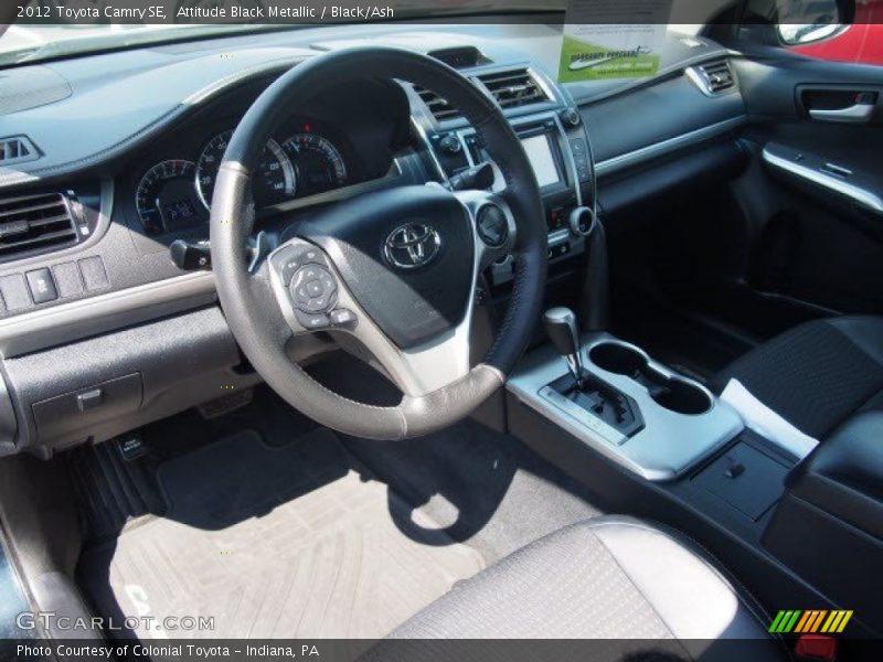 Attitude Black Metallic / Black/Ash 2012 Toyota Camry SE