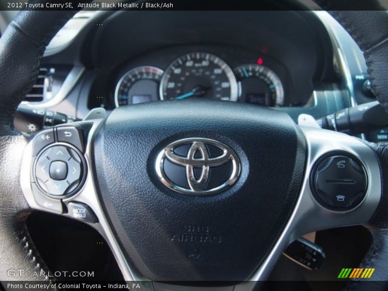Attitude Black Metallic / Black/Ash 2012 Toyota Camry SE