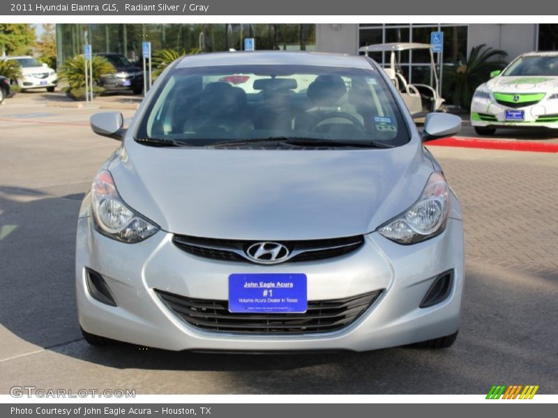 Radiant Silver / Gray 2011 Hyundai Elantra GLS