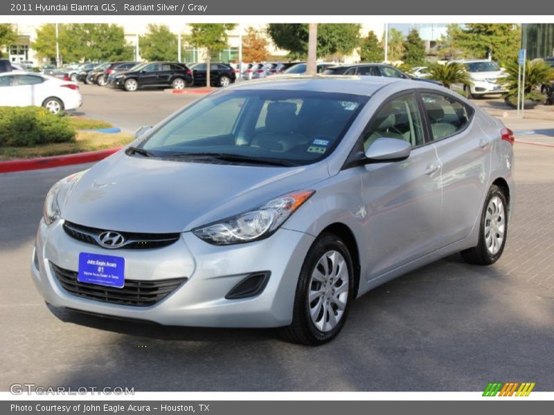 Radiant Silver / Gray 2011 Hyundai Elantra GLS