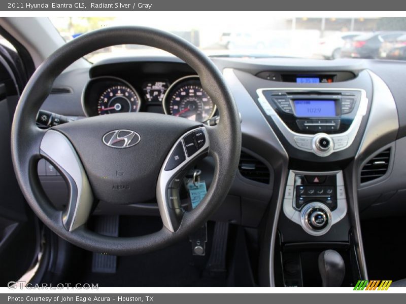 Radiant Silver / Gray 2011 Hyundai Elantra GLS