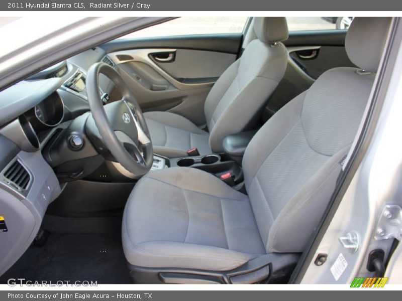 Radiant Silver / Gray 2011 Hyundai Elantra GLS