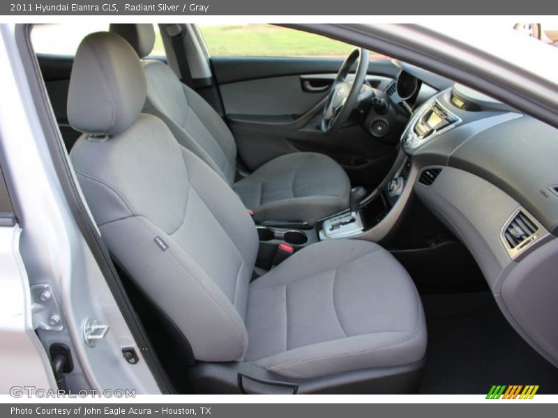 Radiant Silver / Gray 2011 Hyundai Elantra GLS