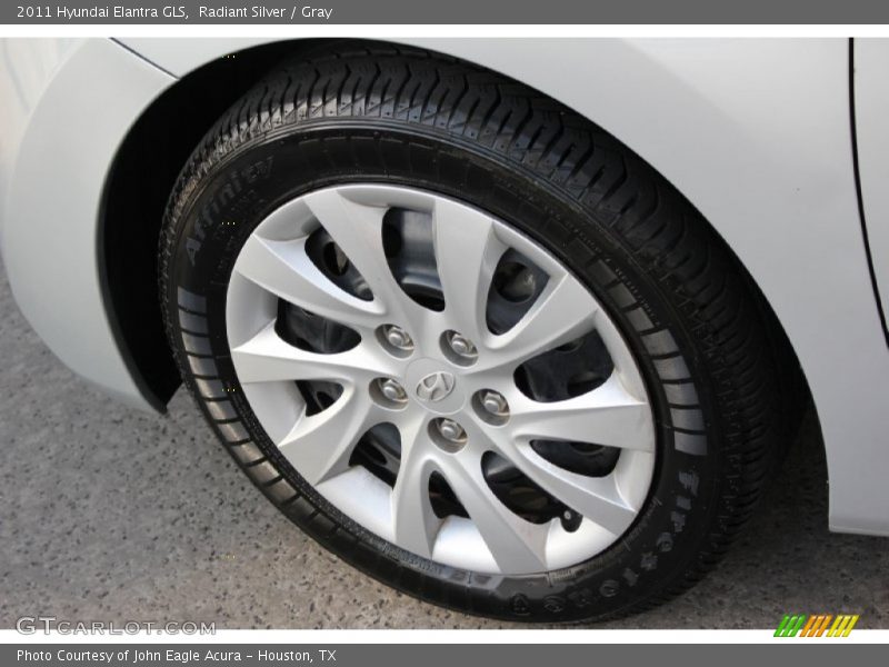 Radiant Silver / Gray 2011 Hyundai Elantra GLS