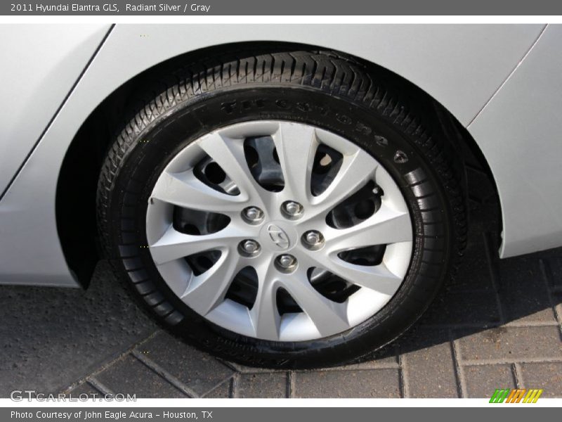 Radiant Silver / Gray 2011 Hyundai Elantra GLS