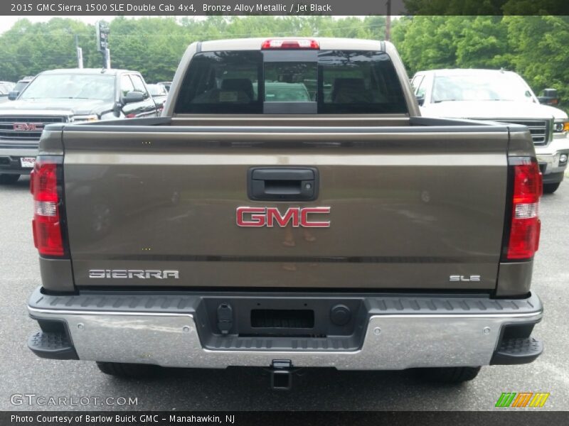 Bronze Alloy Metallic / Jet Black 2015 GMC Sierra 1500 SLE Double Cab 4x4