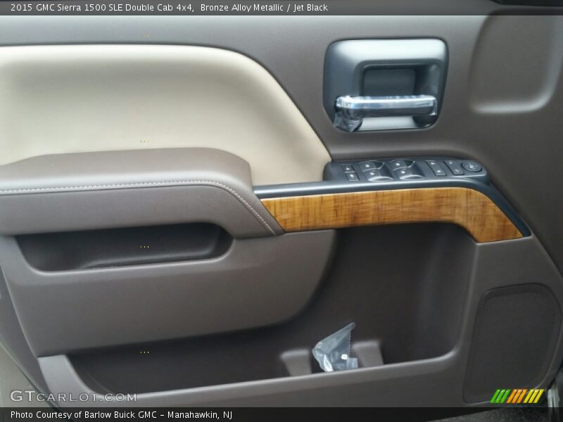 Bronze Alloy Metallic / Jet Black 2015 GMC Sierra 1500 SLE Double Cab 4x4