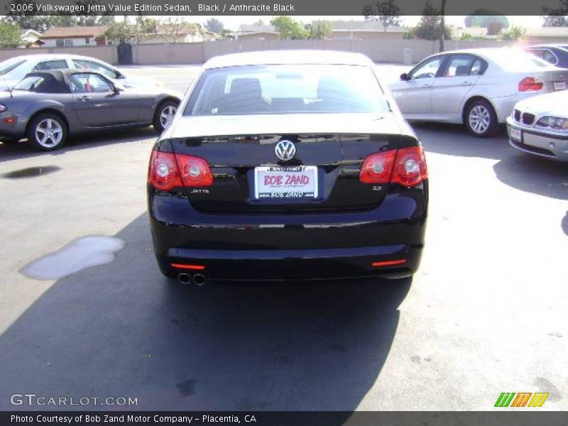 Black / Anthracite Black 2006 Volkswagen Jetta Value Edition Sedan