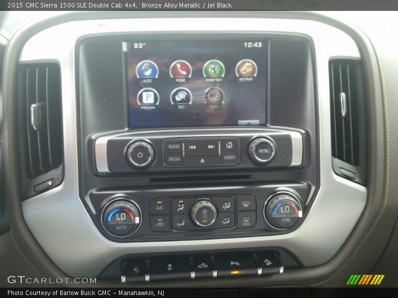 Bronze Alloy Metallic / Jet Black 2015 GMC Sierra 1500 SLE Double Cab 4x4