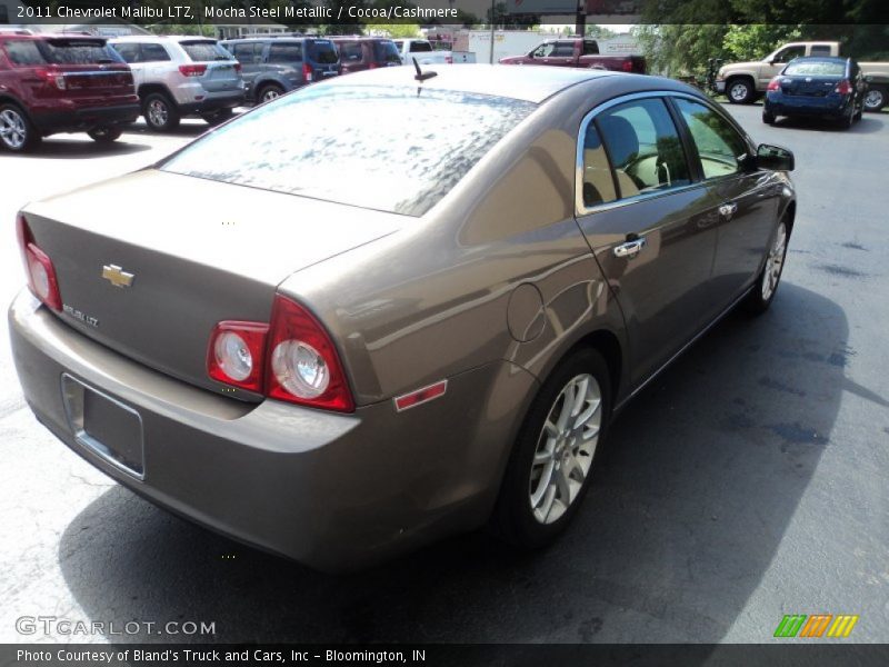 Mocha Steel Metallic / Cocoa/Cashmere 2011 Chevrolet Malibu LTZ