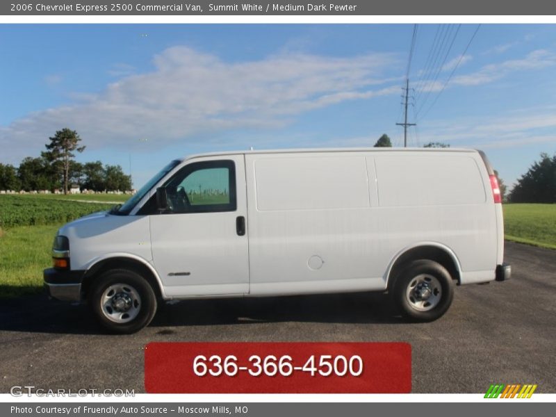 Summit White / Medium Dark Pewter 2006 Chevrolet Express 2500 Commercial Van
