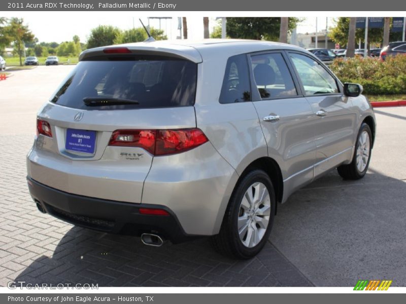 Palladium Metallic / Ebony 2011 Acura RDX Technology