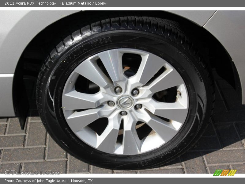 Palladium Metallic / Ebony 2011 Acura RDX Technology