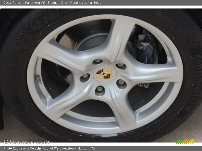Platinum Silver Metallic / Luxor Beige 2011 Porsche Panamera V6