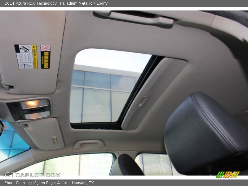 Palladium Metallic / Ebony 2011 Acura RDX Technology