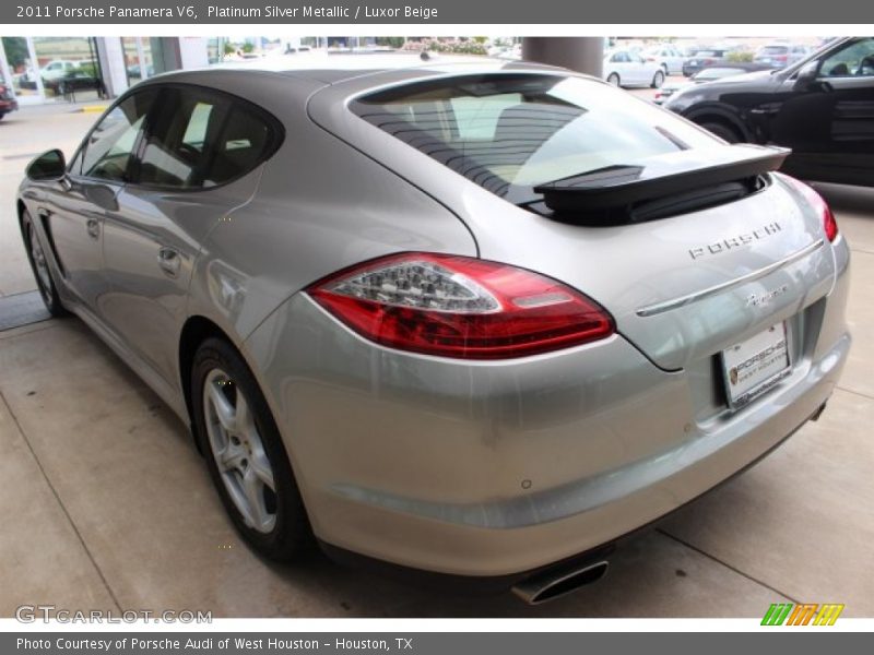 Platinum Silver Metallic / Luxor Beige 2011 Porsche Panamera V6