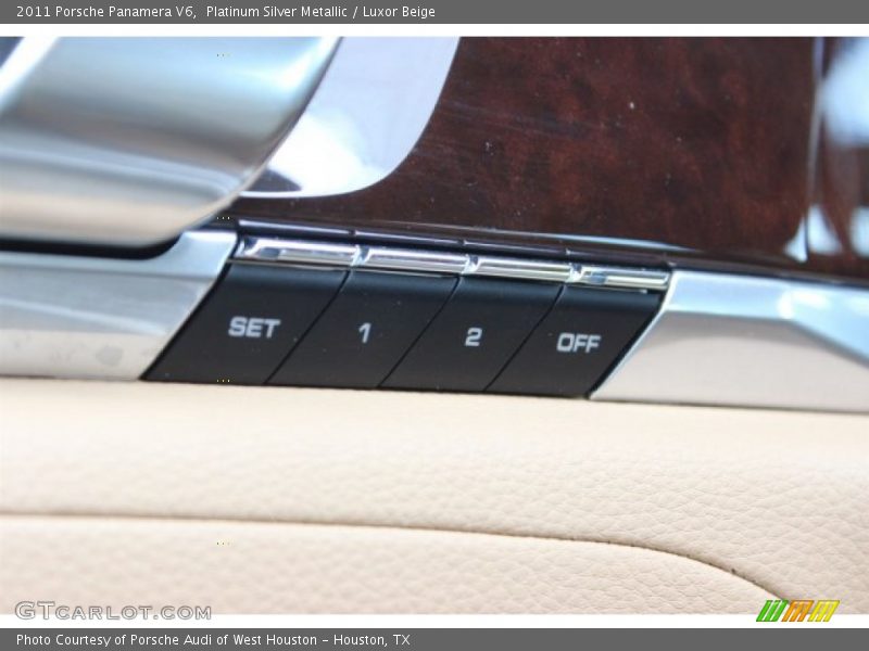 Platinum Silver Metallic / Luxor Beige 2011 Porsche Panamera V6