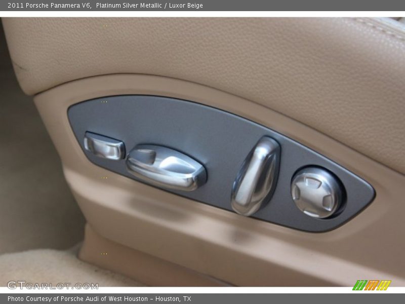 Platinum Silver Metallic / Luxor Beige 2011 Porsche Panamera V6