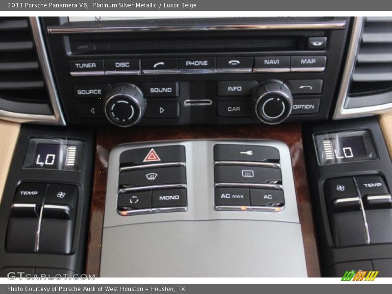 Platinum Silver Metallic / Luxor Beige 2011 Porsche Panamera V6