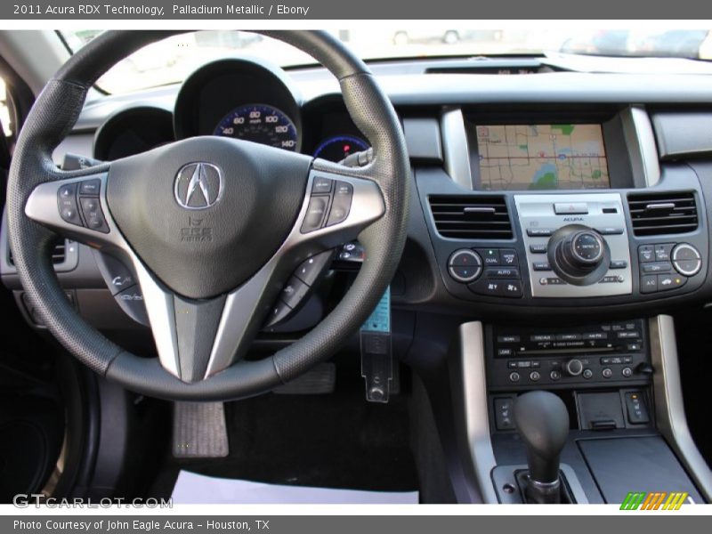 Palladium Metallic / Ebony 2011 Acura RDX Technology