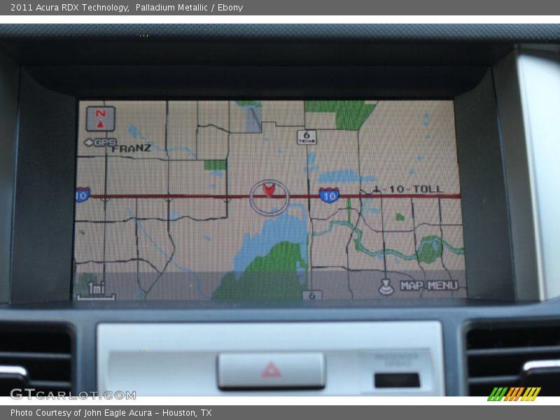 Palladium Metallic / Ebony 2011 Acura RDX Technology