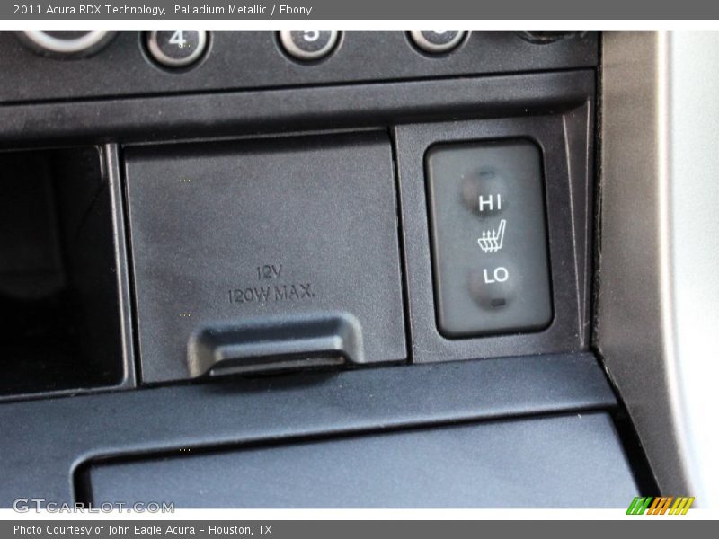 Palladium Metallic / Ebony 2011 Acura RDX Technology