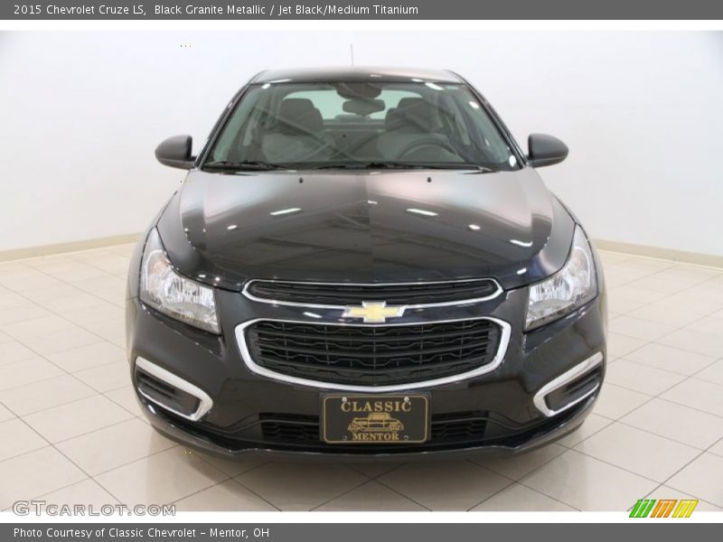 Black Granite Metallic / Jet Black/Medium Titanium 2015 Chevrolet Cruze LS