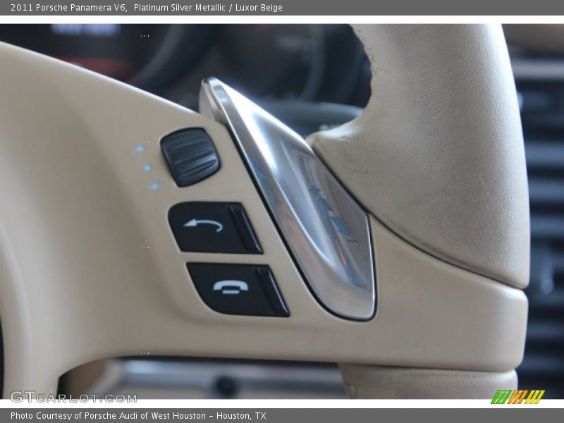 Platinum Silver Metallic / Luxor Beige 2011 Porsche Panamera V6