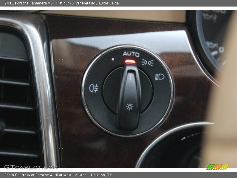 Platinum Silver Metallic / Luxor Beige 2011 Porsche Panamera V6
