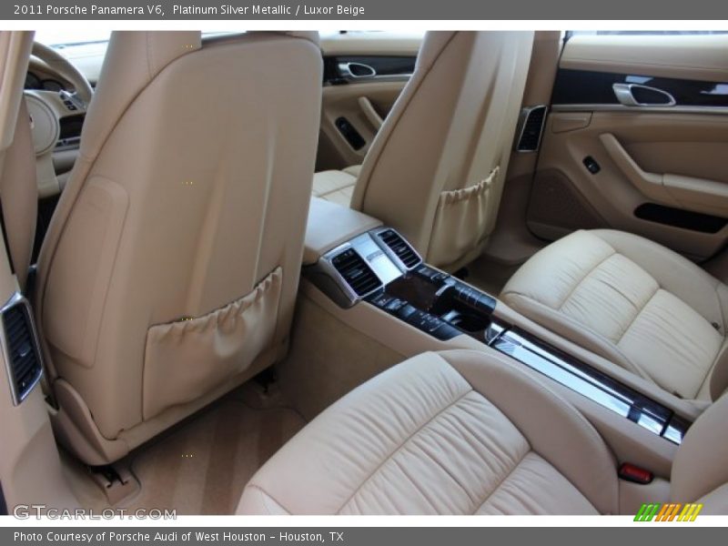 Platinum Silver Metallic / Luxor Beige 2011 Porsche Panamera V6